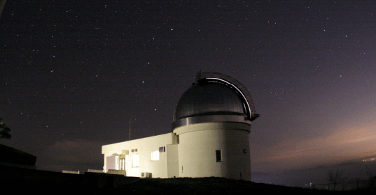 星空公園の望遠鏡