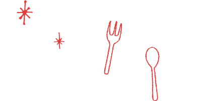 フォークとスプーンのイラスト