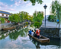 倉敷美観地区の川舟