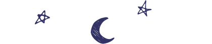 月と星のイラスト
