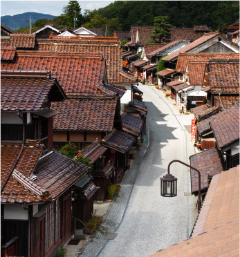 瀬戸大橋の側の港町