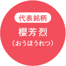 代表銘柄 櫻芳烈（おうほうれつ）